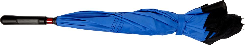 Pongee paraplu Constance - bedrukt of onbedrukt verkrijgbaar - blauw