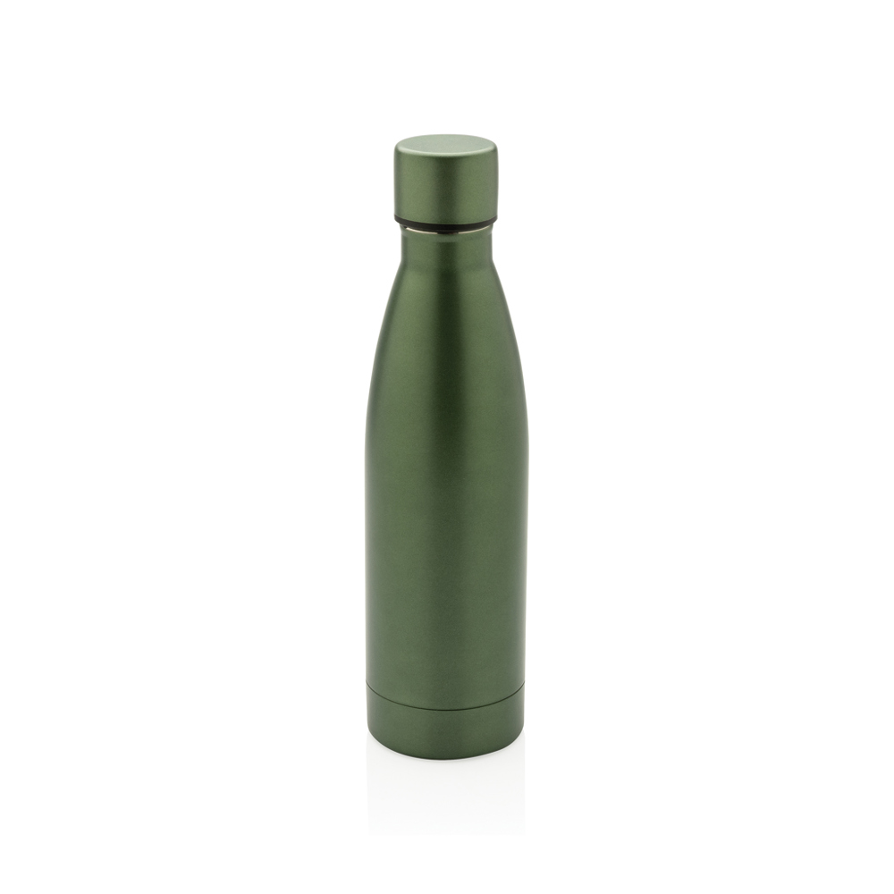 RCS gerecycled roestvrijstalen unikleur vacuümfles - kopen of bedrukken - groen (± PMS Green 10315 C)