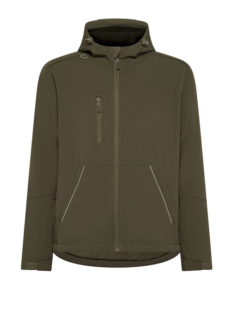 BS Storm padded softshell jas, 270 gr/m² - voor bedrijven en relatiegeschenken - Military (PMS 7771C)