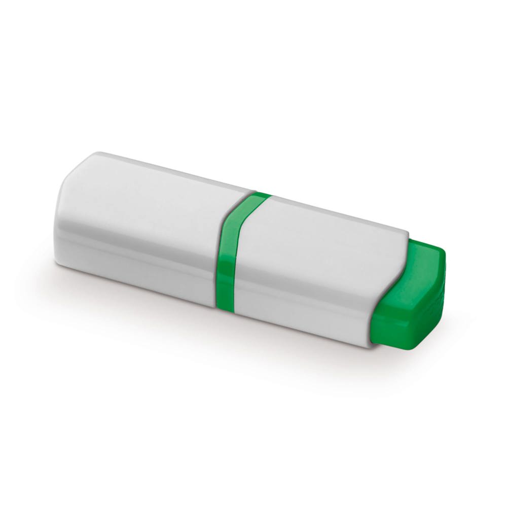 Tekstmarker mini - bedrukt of onbedrukt verkrijgbaar - Wit / Groen