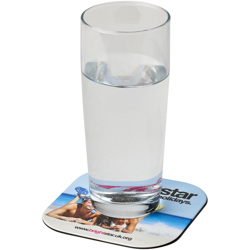 Brite-Mat® vierkante onderzetter - voor bedrijven en relatiegeschenken