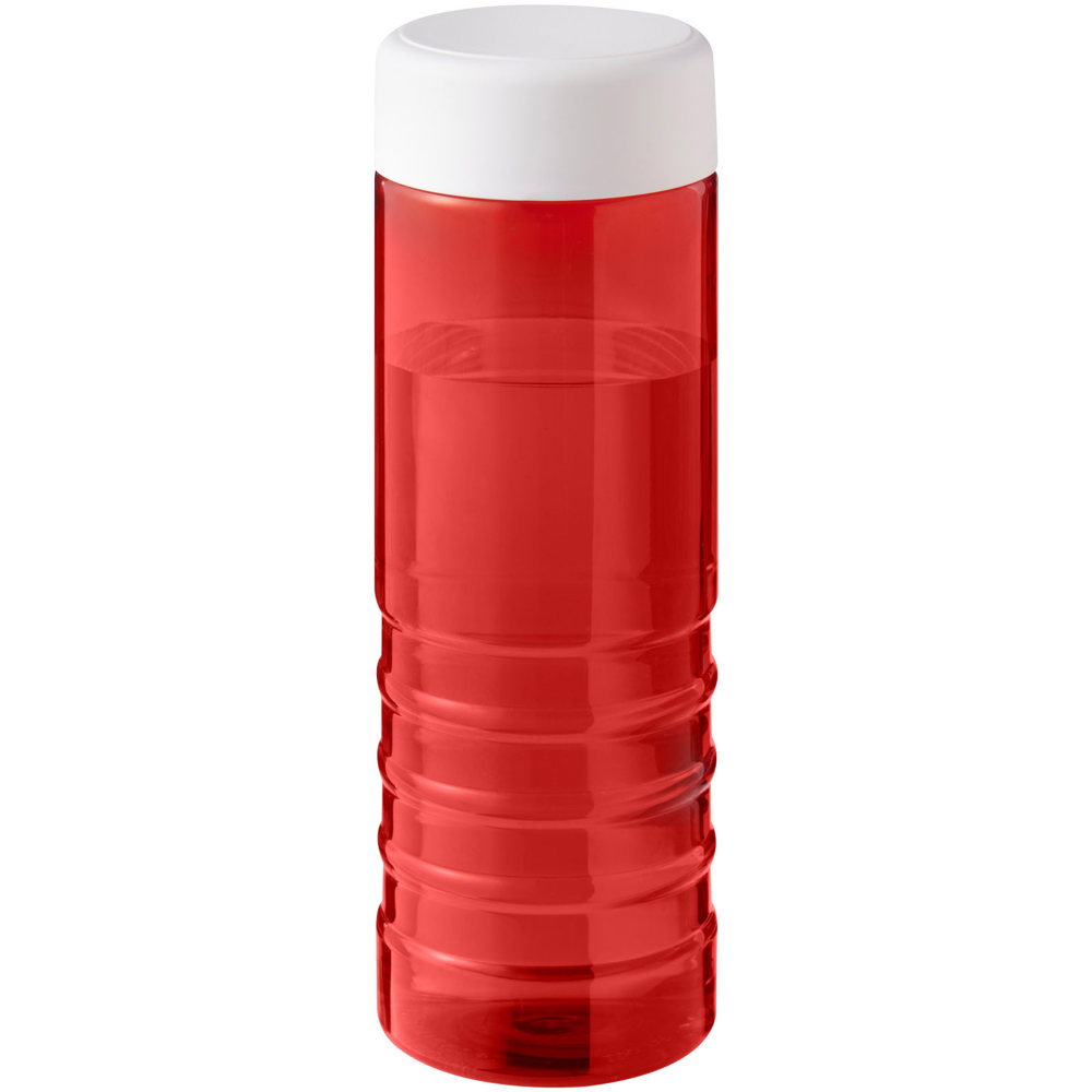 H2O Active® Eco Treble 750 ml waterfles met schroefdop - bedrukt of onbedrukt verkrijgbaar - Rood, Wit