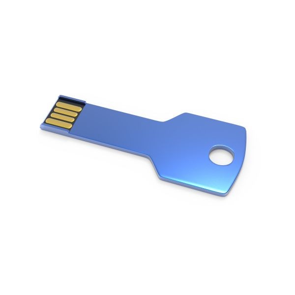 USB Stick Alu Key - blauw