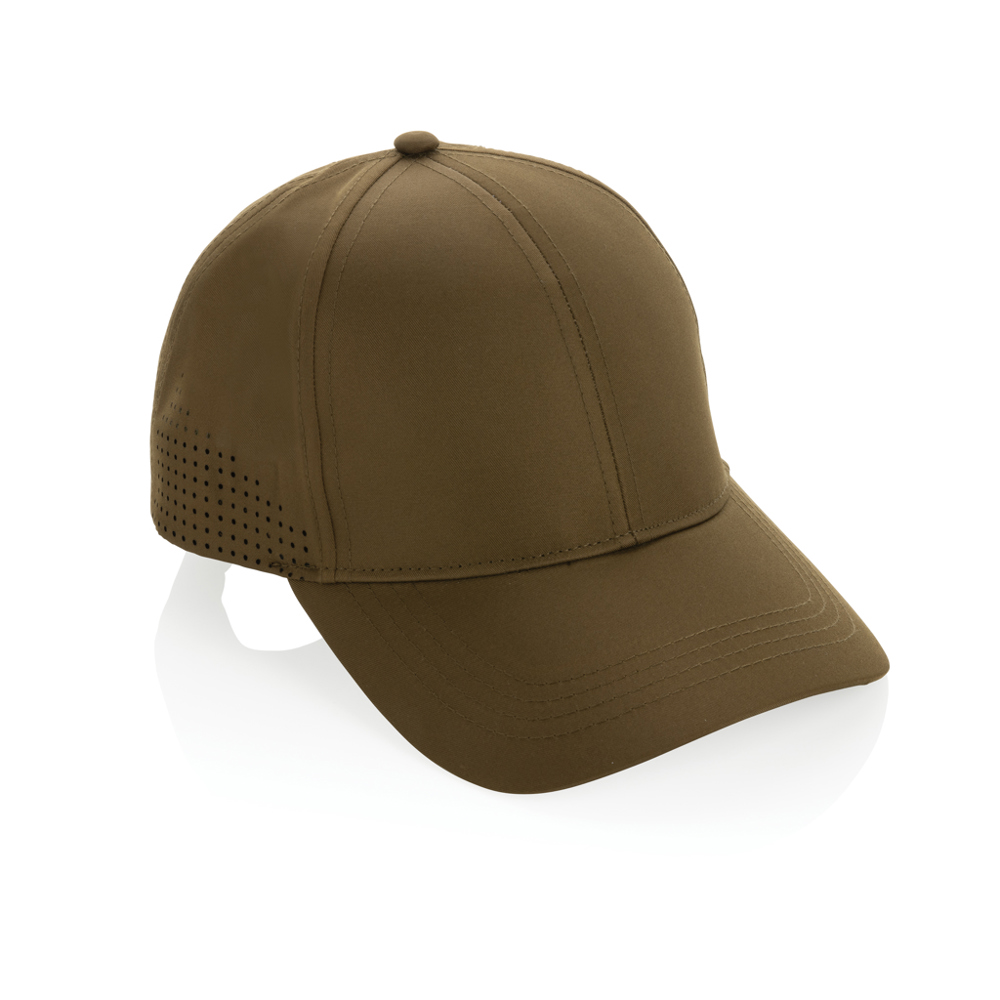 Impact AWARE™ 6 panel rpet sportcap - kopen of bedrukken - groen (± PMS 7770C)