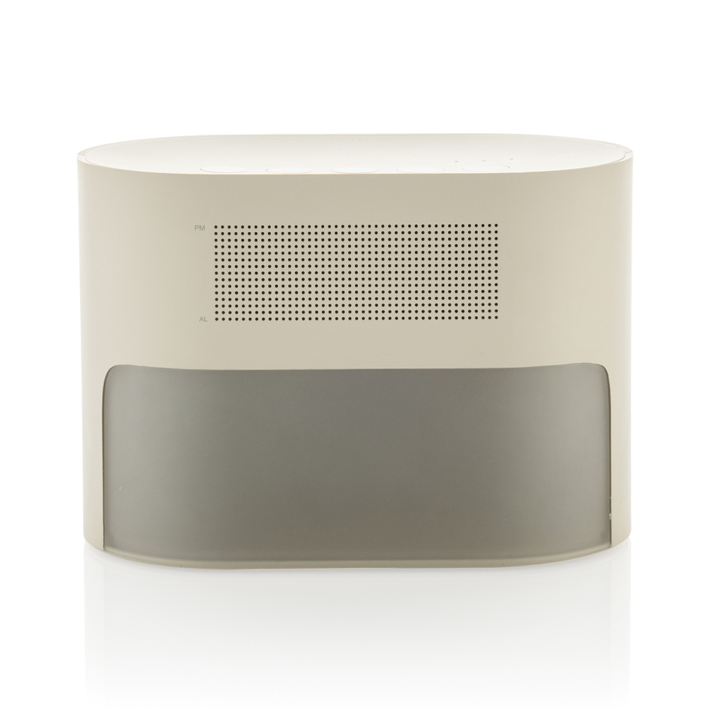 LumaRise RCS gerecycled plastic wekker met witte ruis