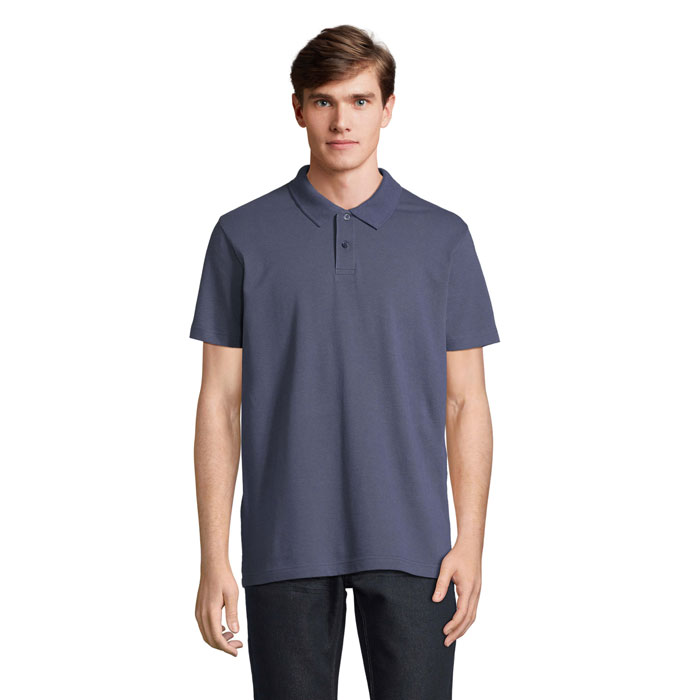 PULSE - PULSE UNISEX POLO - met logo of onbedrukt bestellen - Denim