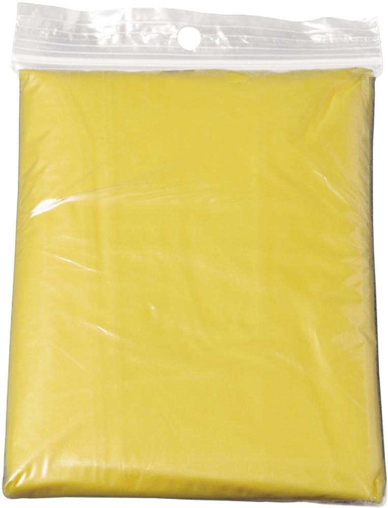 PE poncho Pablo - met logo of onbedrukt bestellen - geel