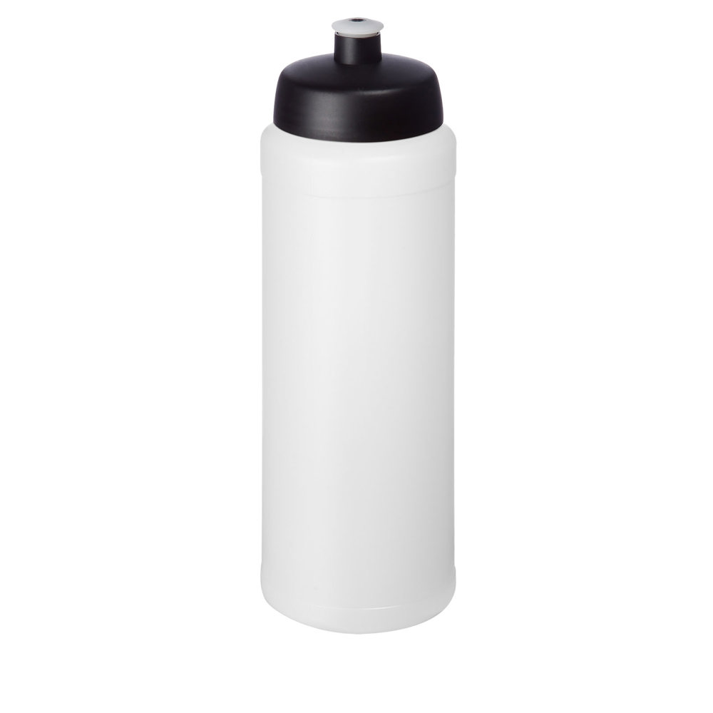Baseline® Plus 750 ml drinkfles met sportdeksel - kopen of bedrukken - Transparent, Zwart