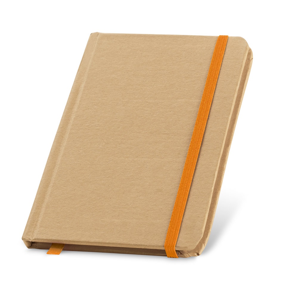 FLAUBERT. Kladblok in zakformaat met effen pagina's - kopen of bedrukken - Oranje