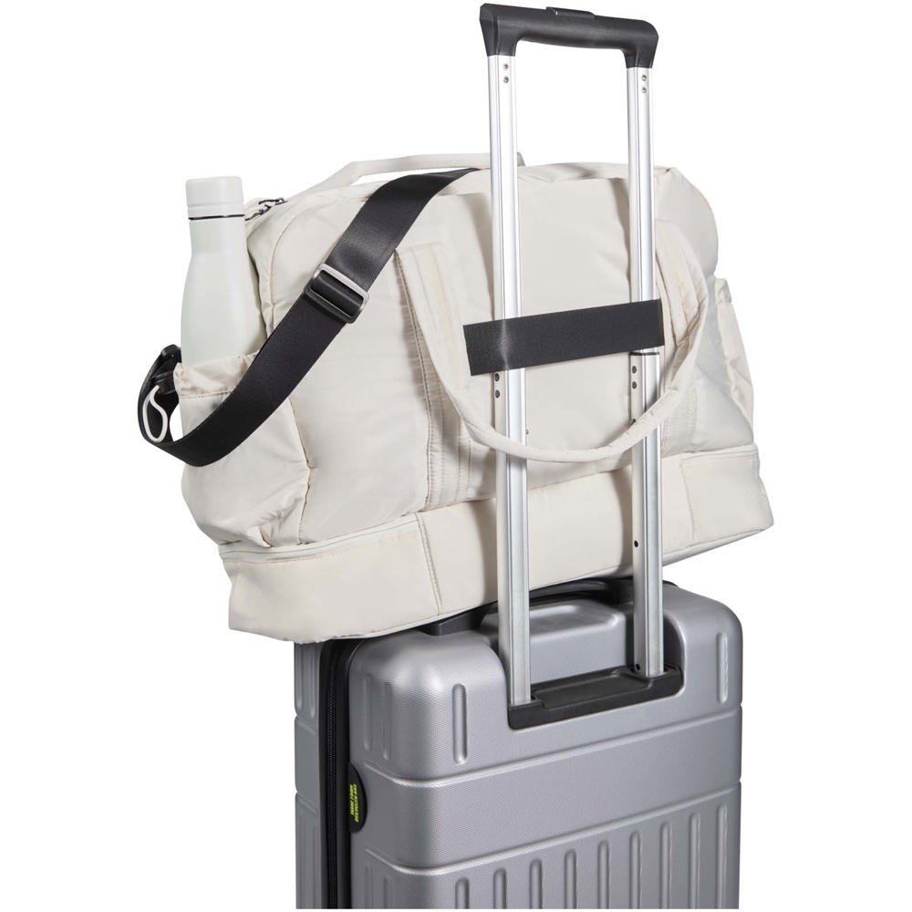Puffer GRS gerecycleerde duffelbag met geïsoleerde bodem 30L