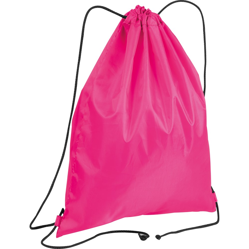 Gymbag van gerecycled polyester - met logo of onbedrukt bestellen - paars