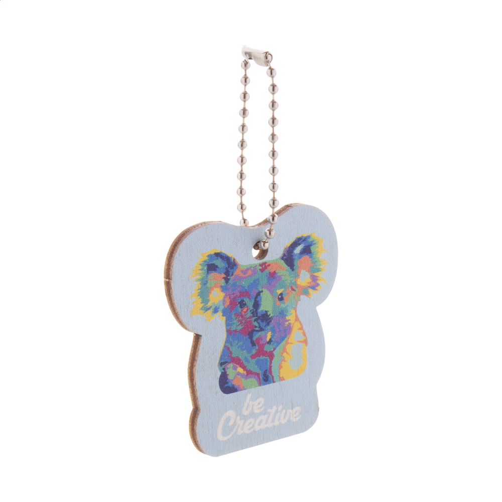 CreaFob Wood - custom made sleutelhanger - kopen of bedrukken