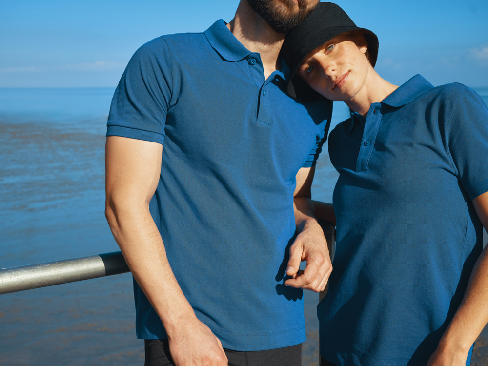 IQONIQ Yosemite gerecycled katoen pique polo