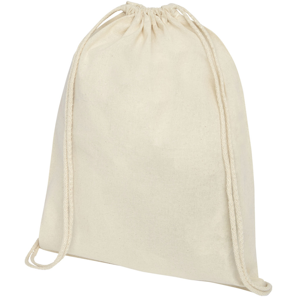 Oregon premium 100 g/m² katoenen rugzak 5L - voor bedrijven en relatiegeschenken