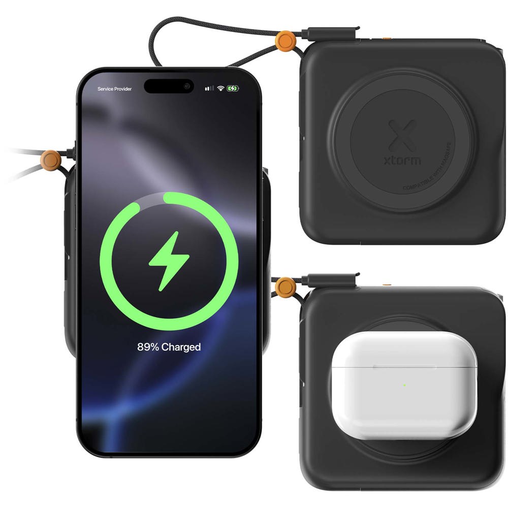 Xtorm TravelPro 3 in 1 reisoplader van 30 W en 10.000 mAh 
