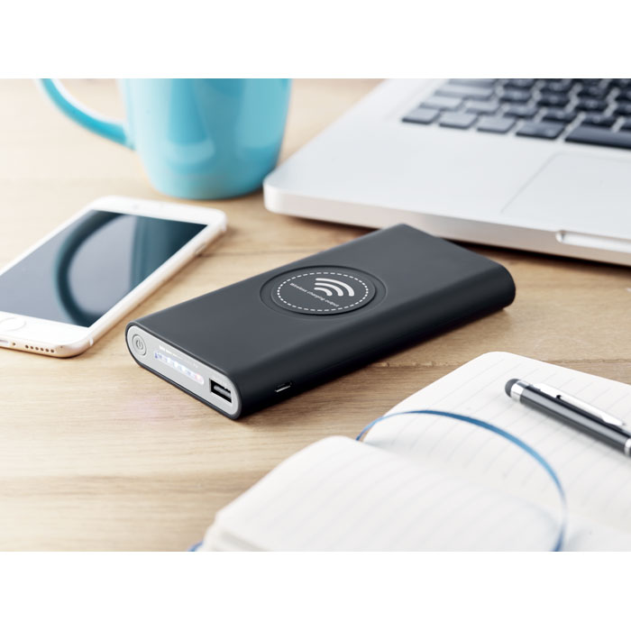 VIGOR - Draadloze powerbank 8000mAh - bedrukt of onbedrukt verkrijgbaar