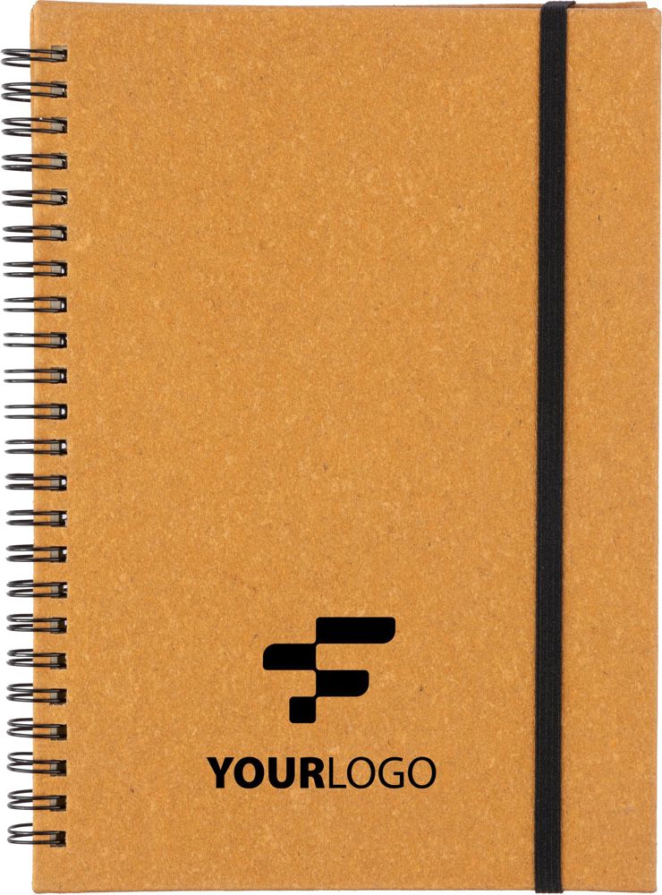 Gerecycled leren notitieboek A5 Egon Original