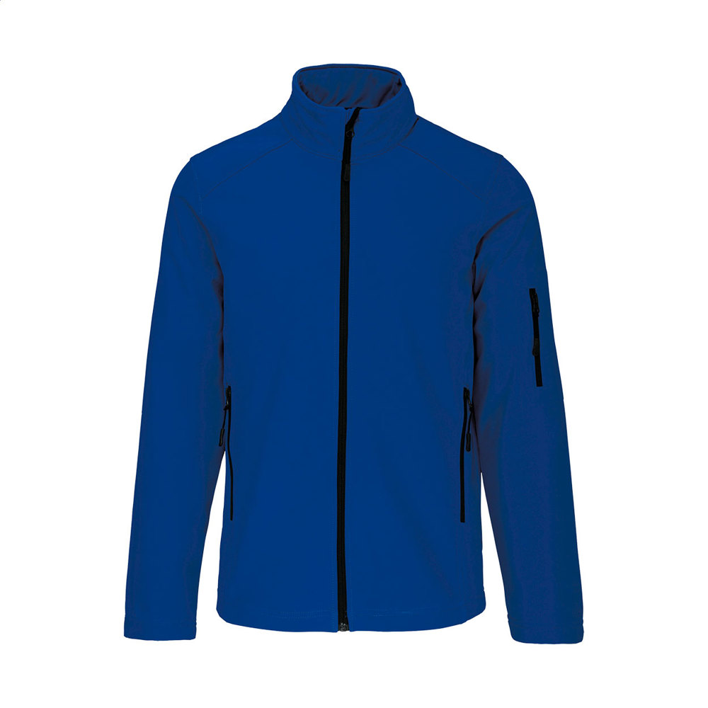 KA401 - 3-laags softshell jas - kopen of bedrukken - blauw