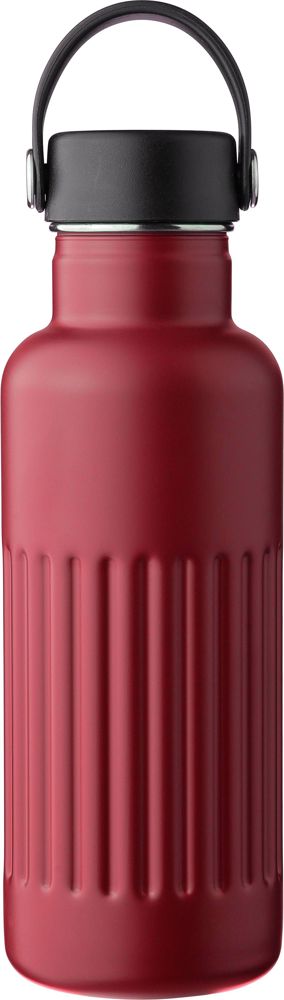 Gerecyclede roestvrijstalen dubbelwandige drinkfles (500 ml) Lior - met logo of onbedrukt bestellen - bordeaux