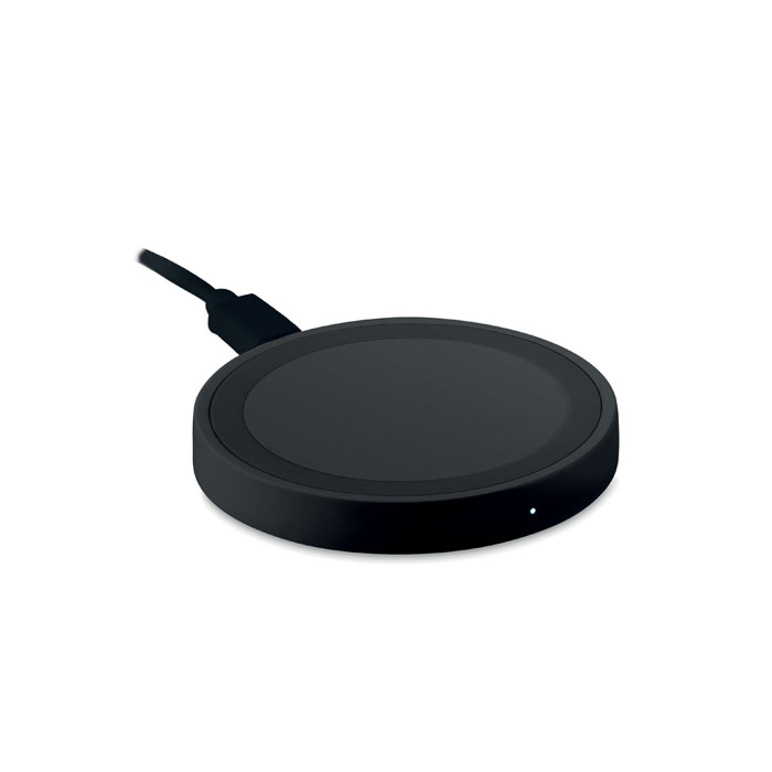 WIRELESS PLATO - Draadloze oplader - kopen of bedrukken - zwart