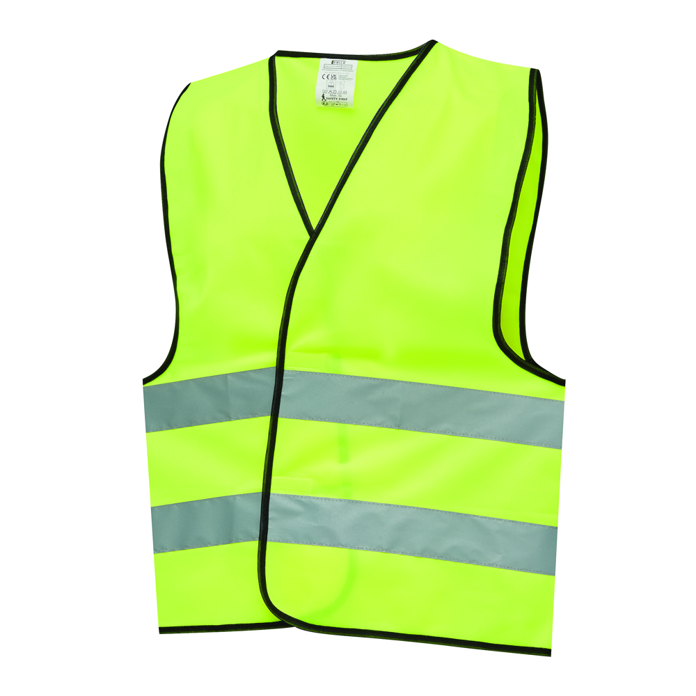 HERO RELOADED - Veiligheidsvest - voor bedrijven en relatiegeschenken - geel