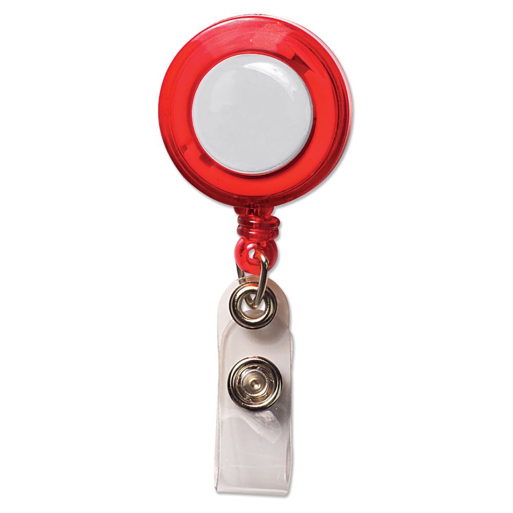 Kaarthouder - voor bedrijven en relatiegeschenken - Transparant / Rood