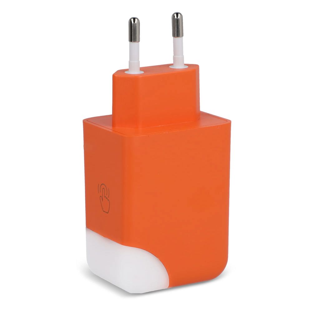 Xoopar Ice-G 65W GaN stroomadapter - voor bedrijven en relatiegeschenken - oranje