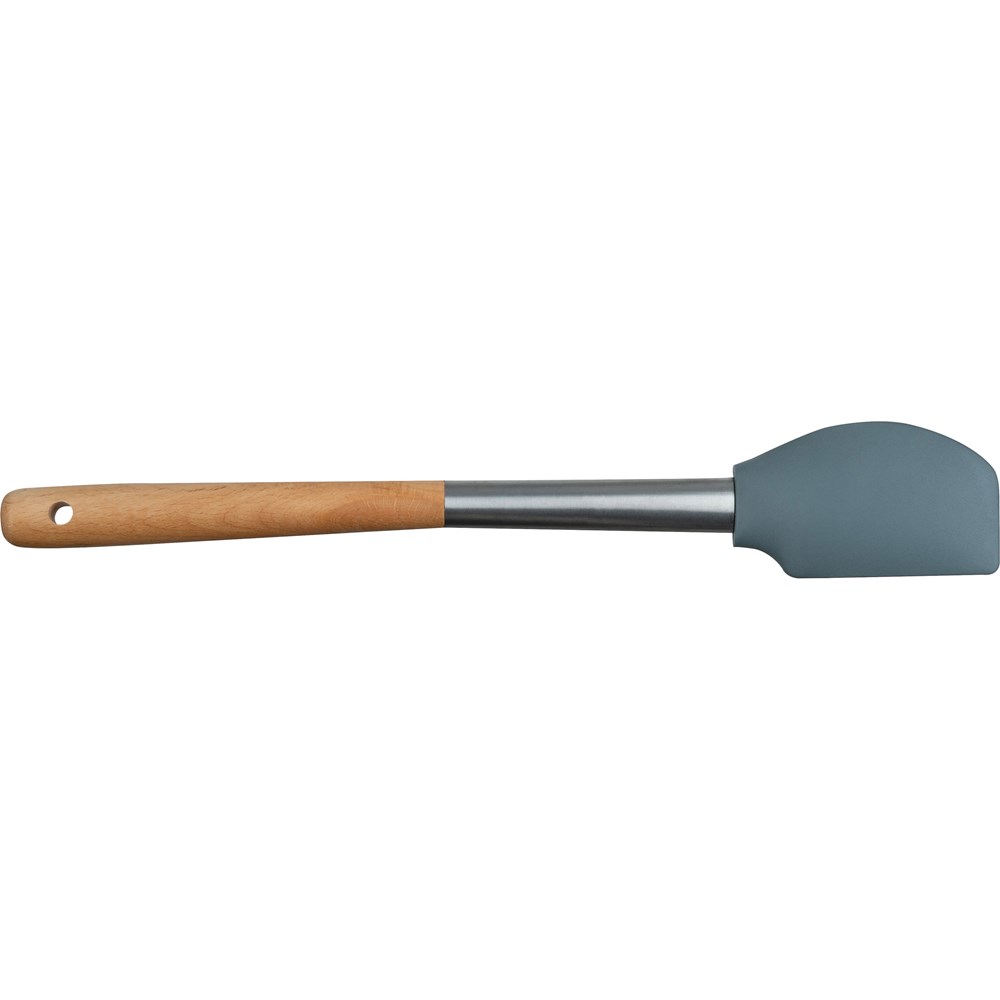 Pannenlikker van silicone met houten greep