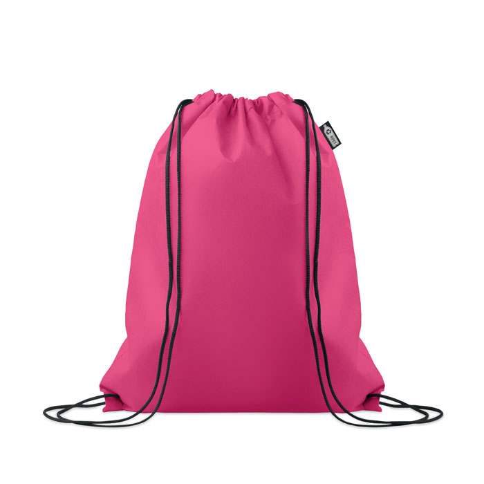DAFFY RPET - RPET non-woven trekkoordtas - bedrukt of onbedrukt verkrijgbaar - fuchsia