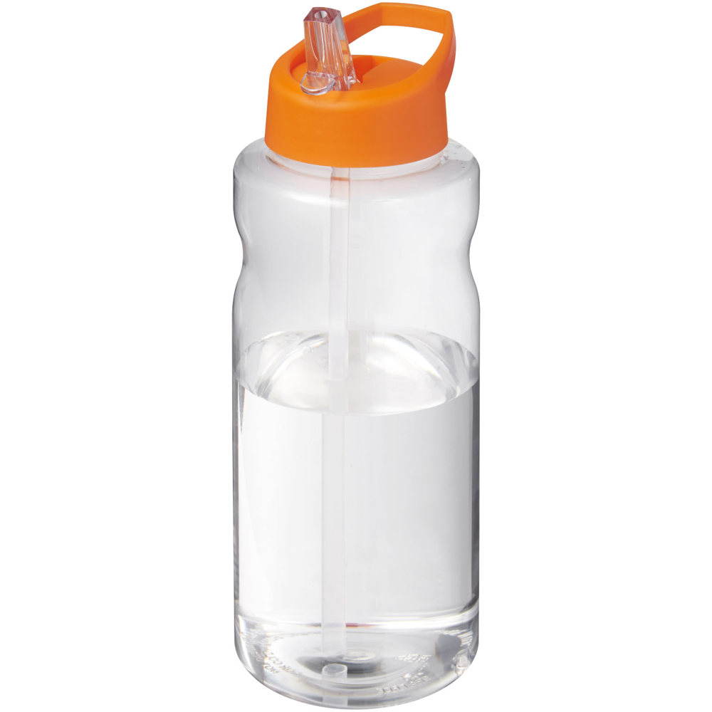 H2O Active® Big Base 1 l drinkfles met tuitdeksel - bedrukt of onbedrukt verkrijgbaar - oranje