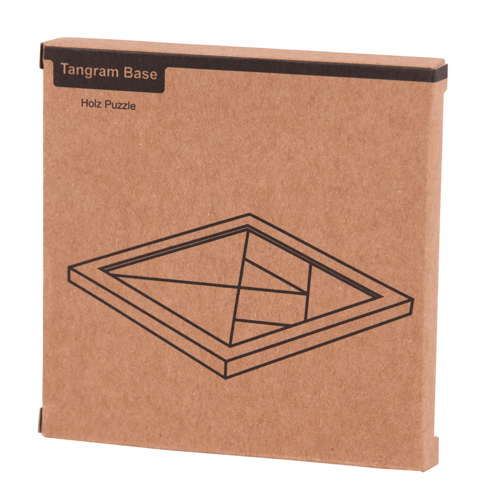 TANGRAM BASE - Houten puzzel - met logo of onbedrukt bestellen