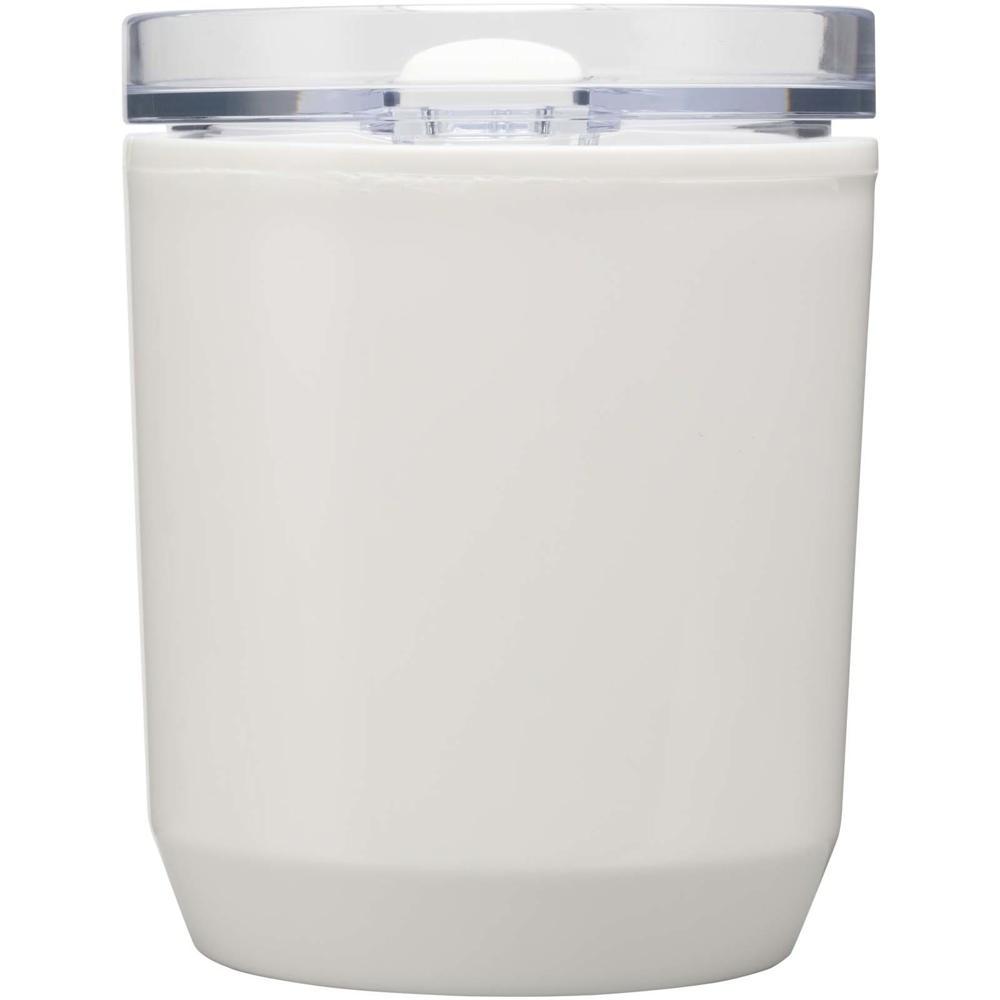 Hudson 180 ml dubbelwandige beker van gerecycled plastic