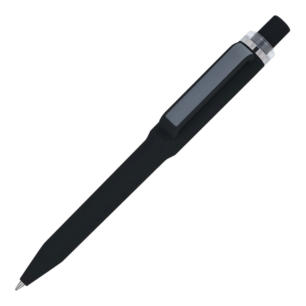 Ozzy pen soft touch - bedrukt of onbedrukt verkrijgbaar - Zwart