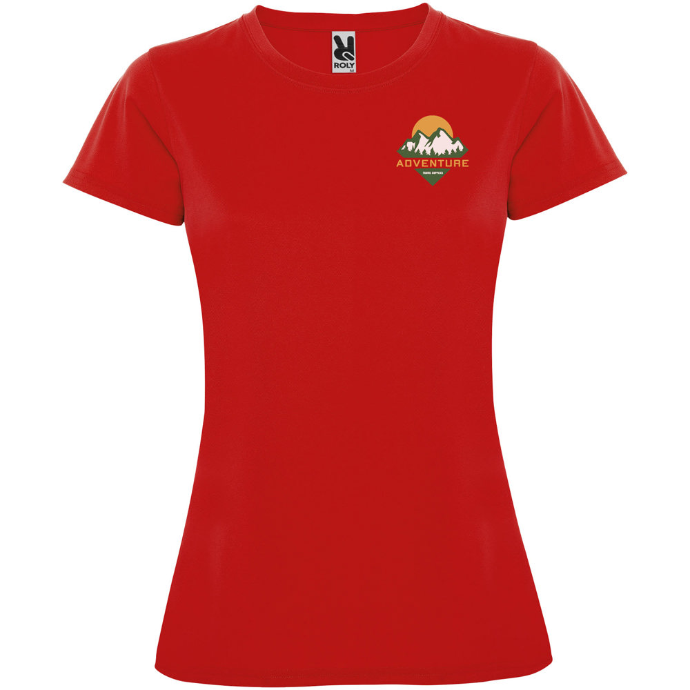 Montecarlo 150 g/m² sportshirt met korte mouwen voor dames