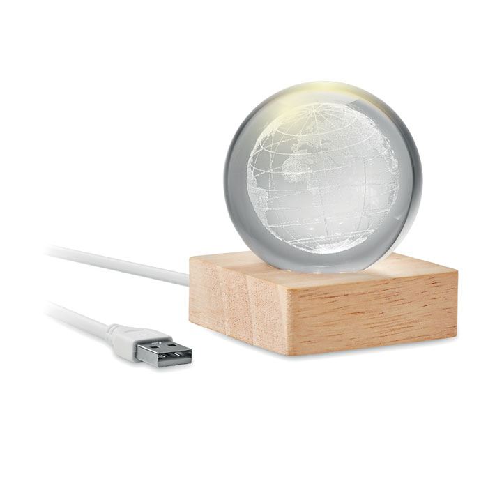 GLOBE LIGHT - LED wereldbol glazen bol
