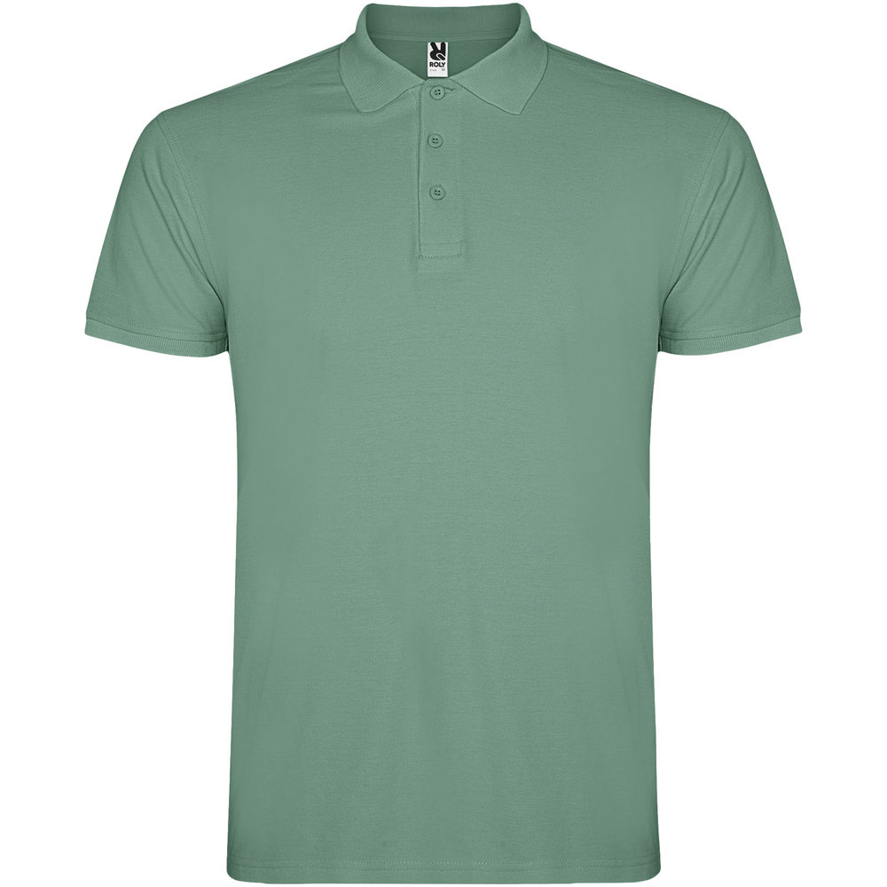 Star herenpolo met korte mouwen - voor bedrijven en relatiegeschenken - Donkermint