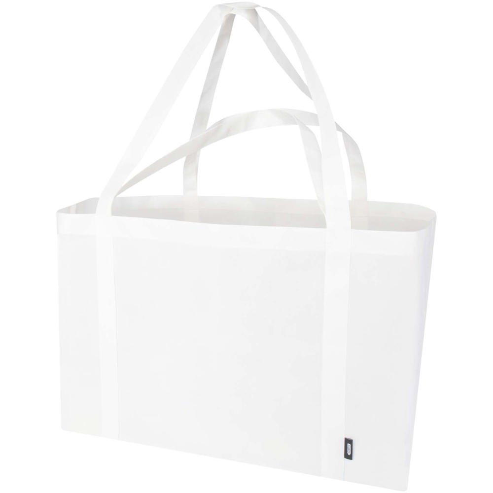 Jumbo GRS gerecycled non woven extra grote draagtas 65 l - bedrukt of onbedrukt verkrijgbaar - Wit