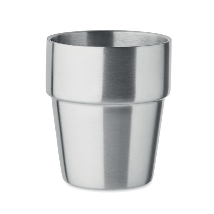 ACERITO - Dubbelwandige beker 250ml - kopen of bedrukken - Mat Zilver