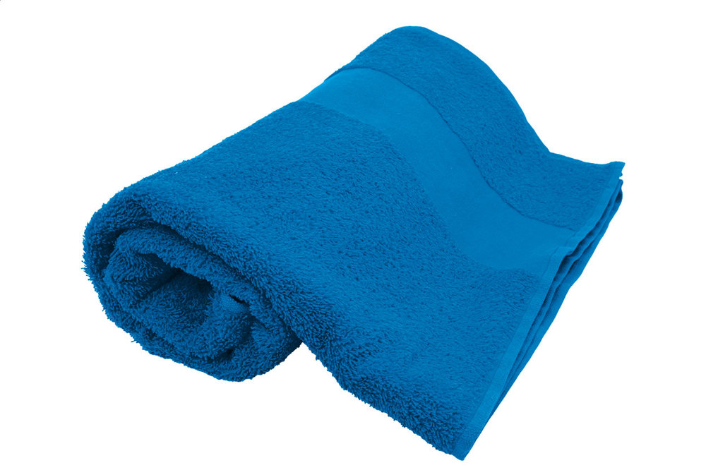 Terry L - Katoenen badstof handdoek - 70×140 cm - kopen of bedrukken - Blauw