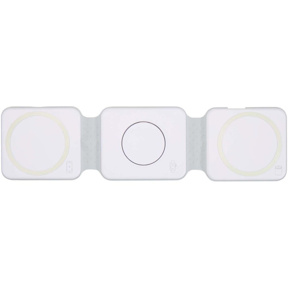 Armus 3-in-1 15W gerecycleerde plastic opvouwbare draadloze oplader