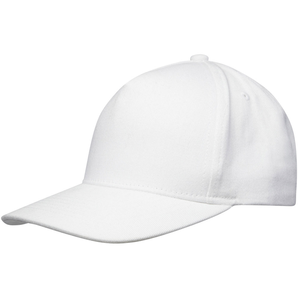 Onyx 5 panel Aware™ gerecyclede cap - bedrukt of onbedrukt verkrijgbaar - Wit