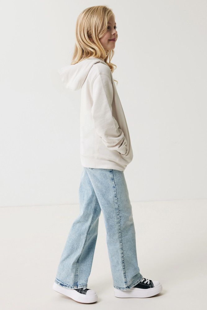 IQONIQ Yengo kids recycled katoen hoodie met steekzakken