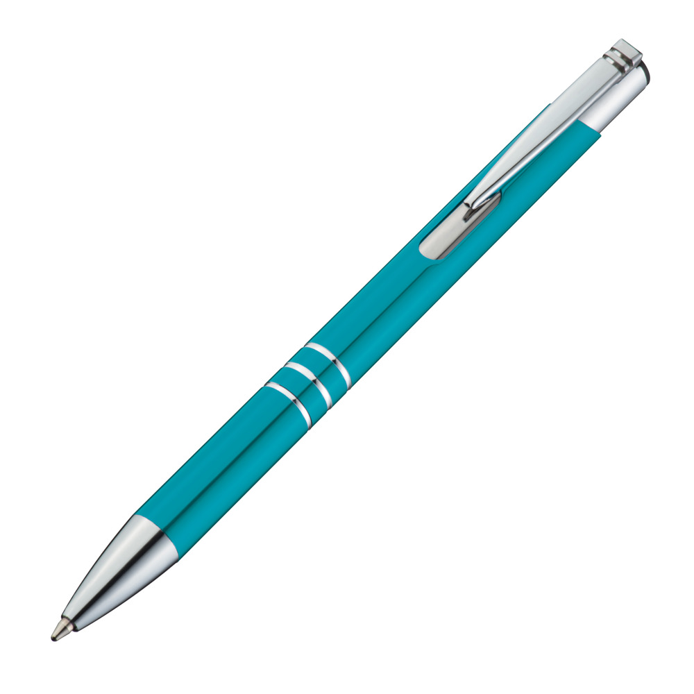 Metalen balpen - kopen of bedrukken - turquoise