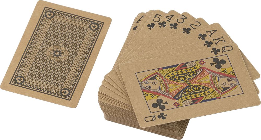 Gerecycled papieren speelkaarten Andreina - voor bedrijven en relatiegeschenken