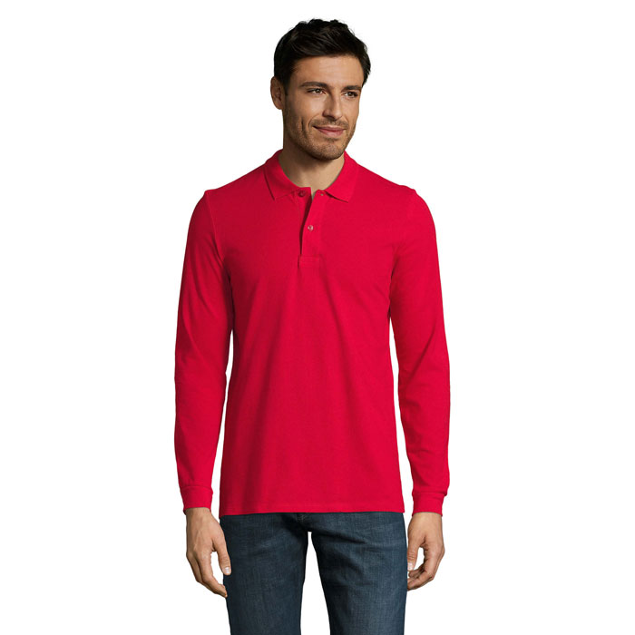 PERFECT LSL MEN - PERFECT LSL HEREN POLO 180 - bedrukt of onbedrukt verkrijgbaar - Rood
