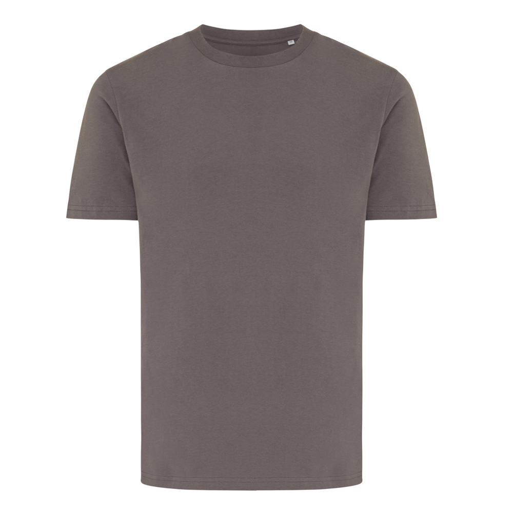 IQONIQ Brett gerecycled katoen t-shirt - kopen of bedrukken - antraciet (± PMS 19-3900 TCX)