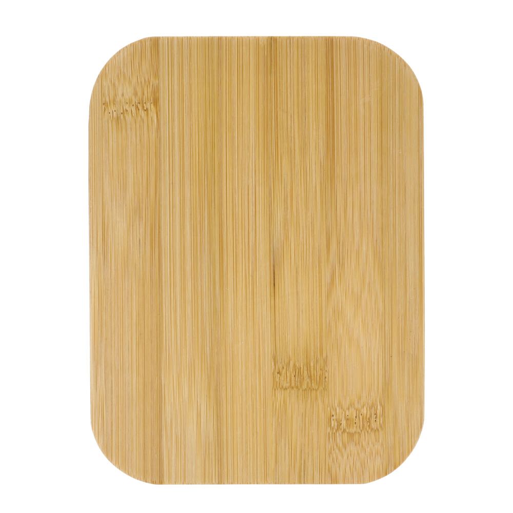 Roestvrij stalen lunchbox met bamboo deksel