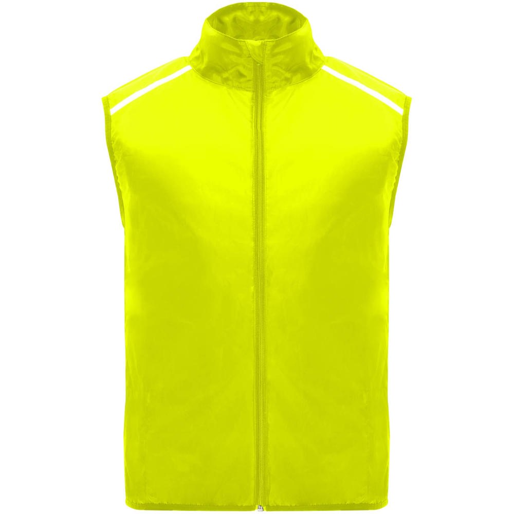 Jannu lichte unisex hardloopbodywarmer - kopen of bedrukken - Fluorgeel
