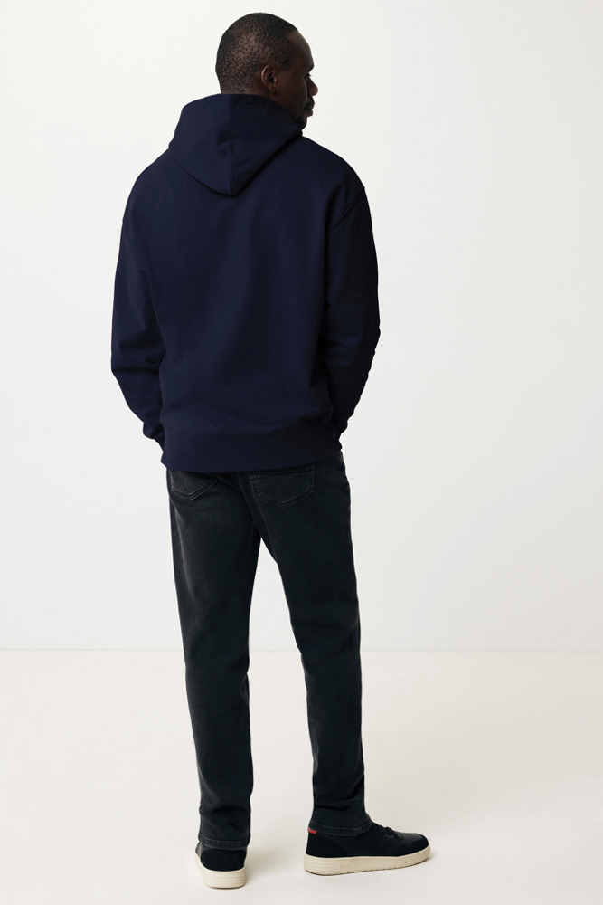 IQONIQ Yoho gerecycled katoen relaxed hoodie