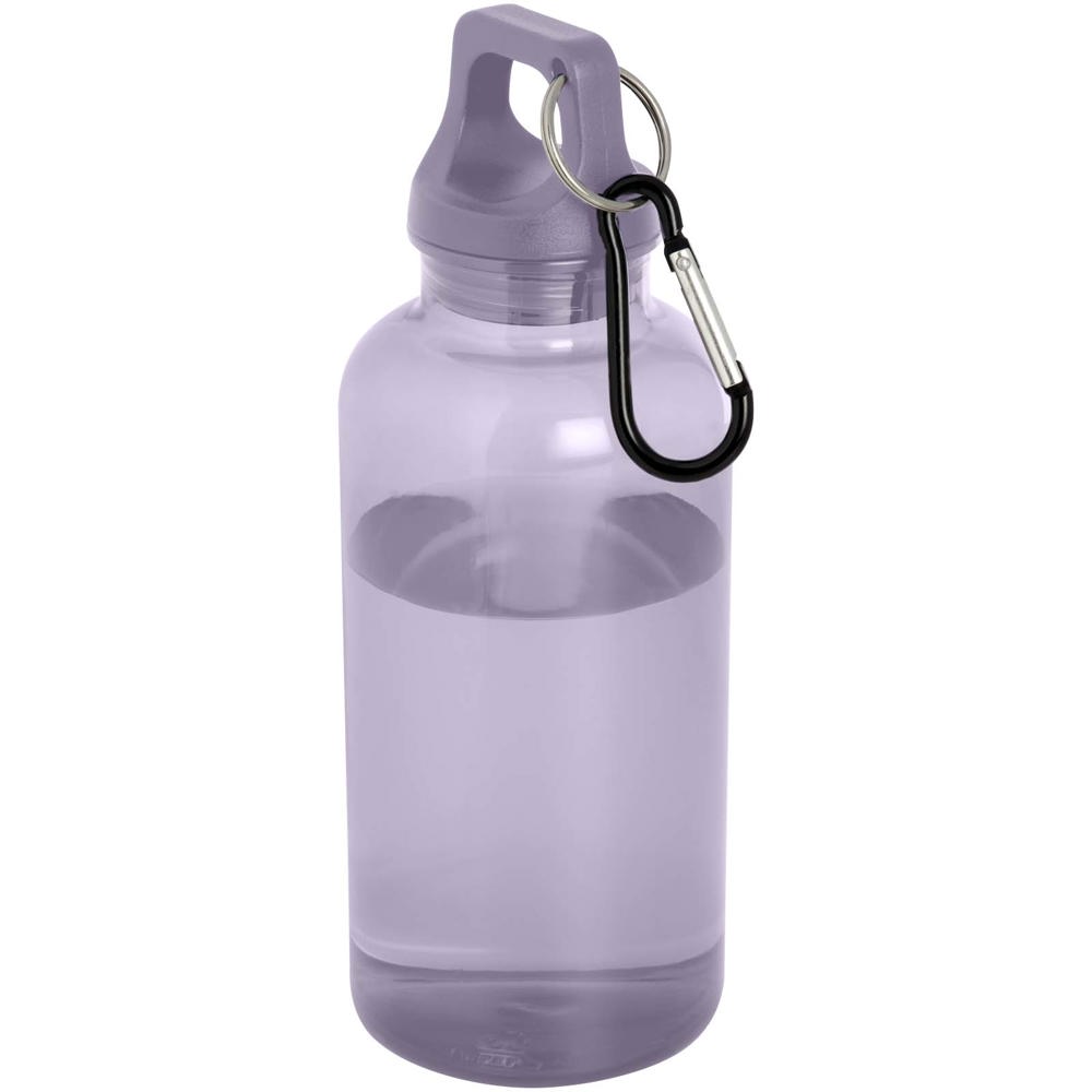 Oregon 400 ml waterfles van RCS-gecertificeerd gerecycled plastic met karabijnhaak - kopen of bedrukken - Lila